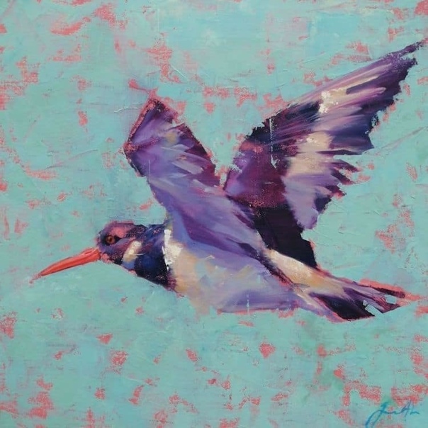 Запечатлеть птицу в полете с помощью камеры довольно сложно, но британскому художнику Джамелю Акибу удается сделать это с помощью масляных красок От колибри до очаровательных синиц каждая его