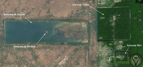 Загадка древней цивилизации кхмеров: рукотворное море Западный Барай Расположенный в Камбодже Западный Барай - это самое большое камбоджийское водохранилище.Представьте себе гигантский,