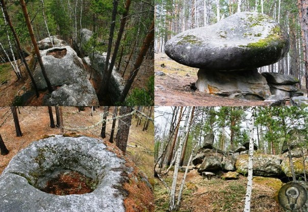 МЕГАЛИТЫ ОЗЕРА ШИРА, Хакасия, Россия. Около озера Шира в Хакасии находятся интересные мегалиты камни причудливых форм и больших размеров, которым уже несколько тысяч лет. Одна из их
