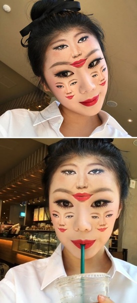 Новые сюрреалистические иллюзии на лице талантливой южнокорейской визажистки Границу между иллюзией и реальность можно размыть, и этим мастерством отлично владеет визажистка Даин Юн (Dain Yoon)