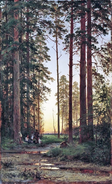 Картина «Уголок леса», 1879 год художник: Ивaн Шишкин