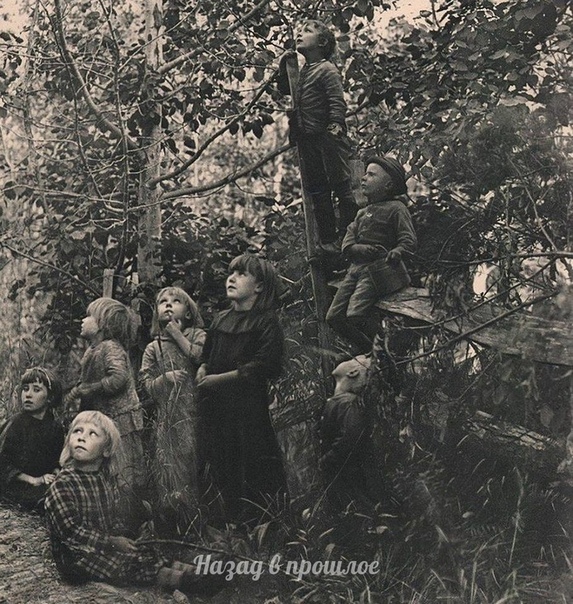 Дети слушaют пение птиц 1892 год