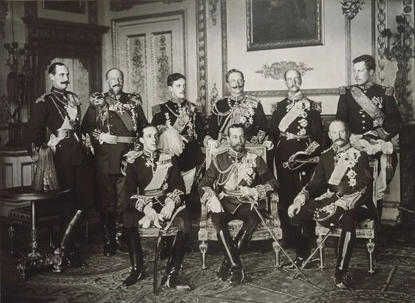 9 европейских королей на одном снимке, май 1910 года.
