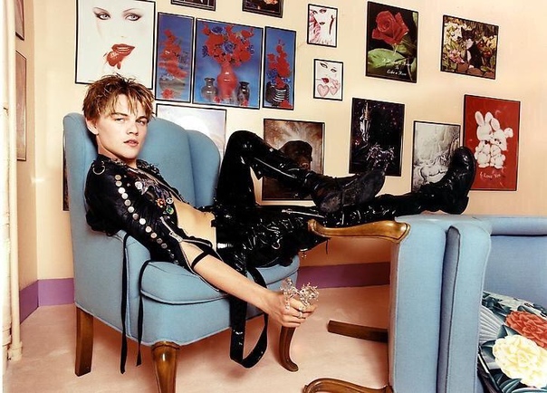 Подборка портретов Леонардо Ди Каприо, 1995 год. Фотограф: David LaChapelle.