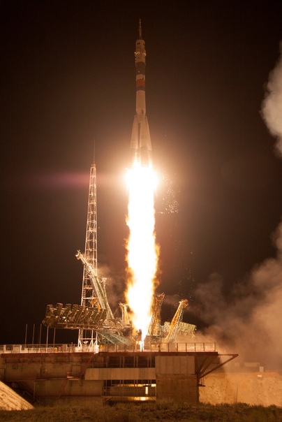 Запуск ракеты-носителя Союз-ФГ с пилотируемым кораблем Союз МС-13 (20 июля 2019 г.)