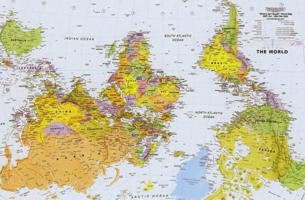 Чудеса картографии Вроде бы все мы знаем, как выглядит карта мира. Сколько слез было пролито на экзаменах по географии в попытках вспомнить, как называется столица Мадагаскара и где находится