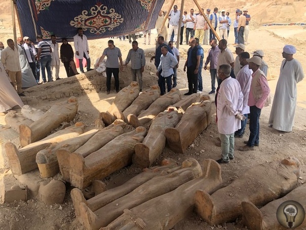 Находка десятилетия: в Египте раскопали 20 деревянных гробниц, которым 3000 лет И они прекрасно сохранились.Неожиданная находка археологов, копавших на территории некрополя Эль-Ассасиф, что