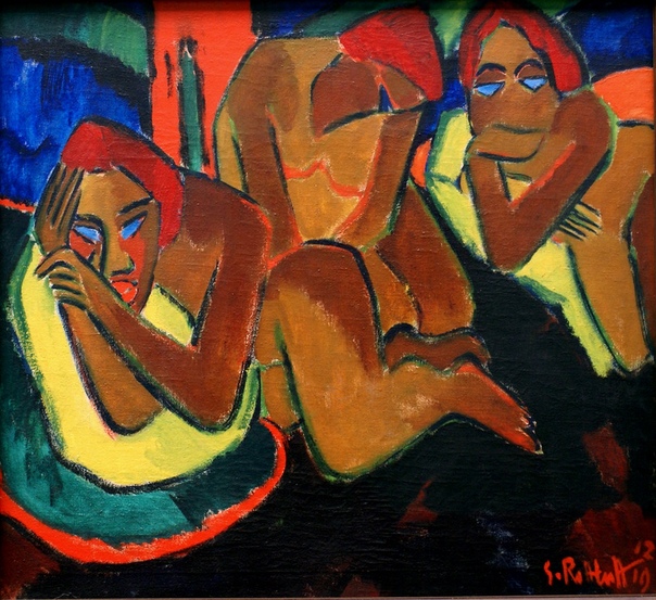 Карл Шмидт-Ротлуф ( 1884-1976)  немецкий художник-экспрессионист, один из основателей группы "Мост".