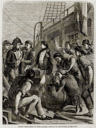 МЯТЕЖНЫЕ КОРАБЛИ СПИТХЕДА И НОРЫ (1797 год) 15 апреля 1797 года начался крупный мятеж на кораблях флота Канала, базировавшийся в порту Спитхеда, недалеко от Портсмута. Началось всё с того, что
