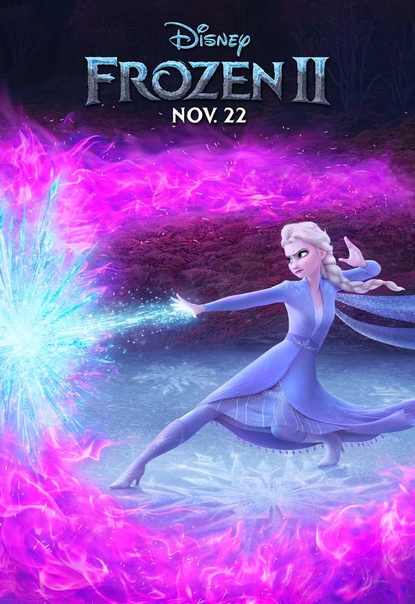 Главные герои мультфильма «Холодное сердце 2» на новых постерах В кино с 28 ноября.