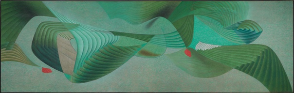Зелень, 1950 Герберт Байер, Herbert Bayer Verdure. Масло на холсте. Гарвардский художественный музей