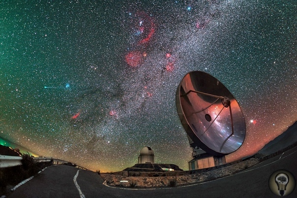 Пейзажи Ла Силья В расположенной на севере Чили обсерватории ESO Ла Силья можно полюбоваться прекрасными видами не только на космос и телескопы, но и на пустынные, но прекрасные окрестности.