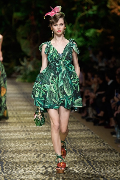 Dolce&Gabbana.Часть 1 Коллекция Сицилийские джунгли (Sicilian Jungle), весна-лето 2020