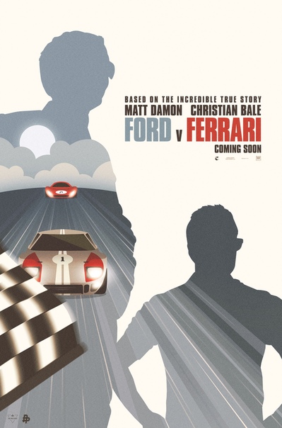 Официальные арт-постеры «Ford против Ferrari» Премьера в РФ состоится уже в четверг, 14 ноября.