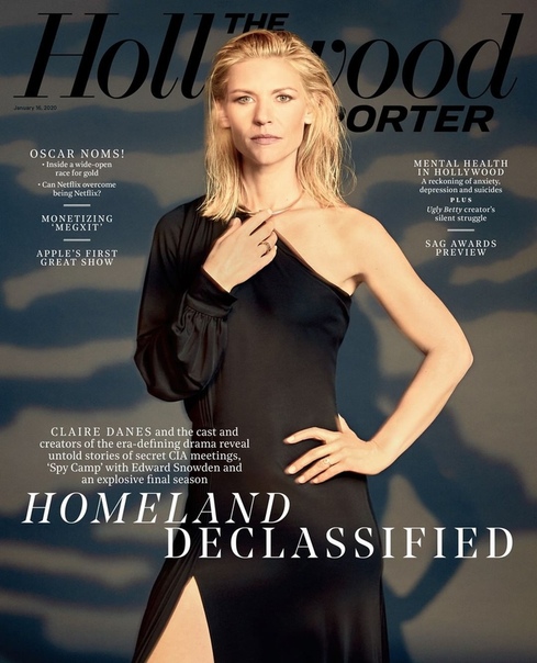 Claire Danes for The Hollywood Reporter, January 2020