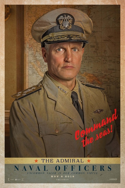Крутые ретро-постеры военного фильма «Мидуэй» от Роланда Эммериха В кино с 28 ноября.