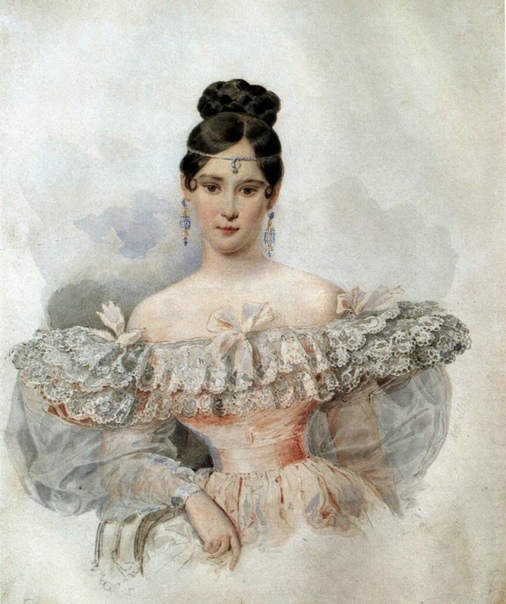 205 лет назад - 27 августа 1812 года - родилась Наталья Николаевна Гончарова, будущая супруга Пушкина