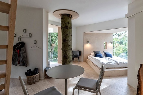 Необычный отель - домик на дереве в Дании Идеальный отдых - одна из тех вещей, о которых мы все мечтаем, будь то экзотический курорт или кемпинг на берегу озера. И если лес значит для вас много,