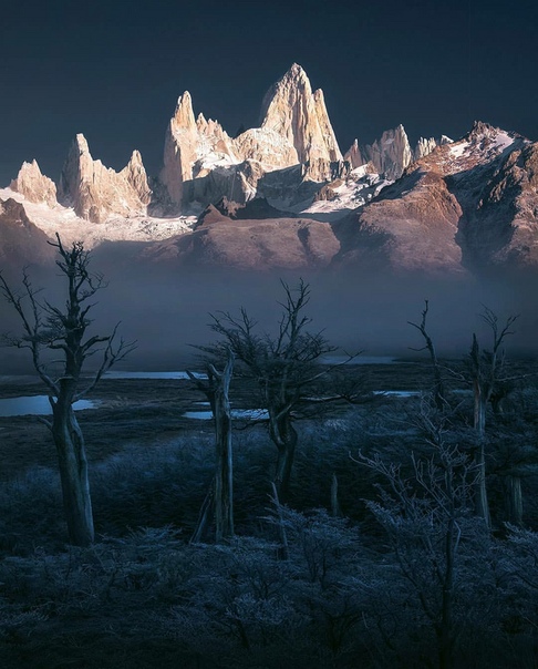Вершина Фицрой (Патагония, Аргентина) Фото: Max Rive